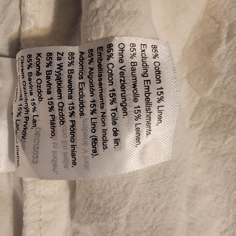 Cotton On White Elastic Waist Shorts with Embroidered Logo - Picture 7 of 8